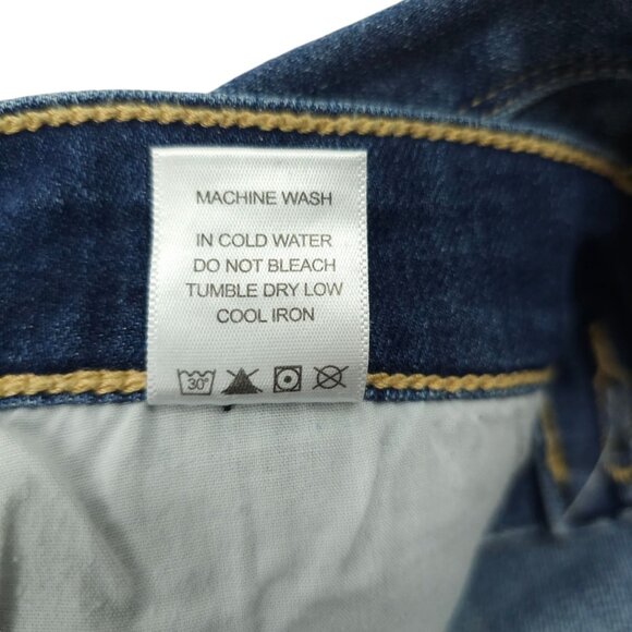 Judy Blue Jeans Skinny Fit Distressed 13/31 Raw Hem Stretch High Rise Med Wash - Picture 11 of 14